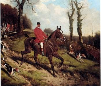 unknow artist Classical hunting fox, Equestrian and Beautiful Horses, 040. France oil painting art